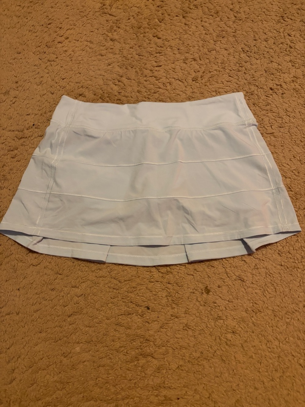 lululemon pace rival pastel blue skort